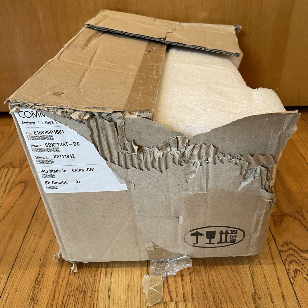 CommScope Andrew CDX723AT-DS Twin Diplexer NEW P/N E15V95P4601 Damaged Box